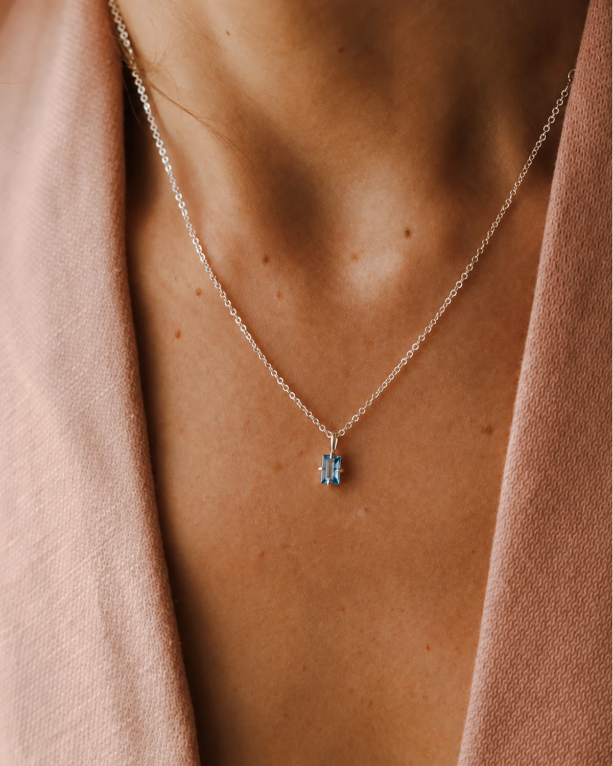 Betty Baguette Necklace