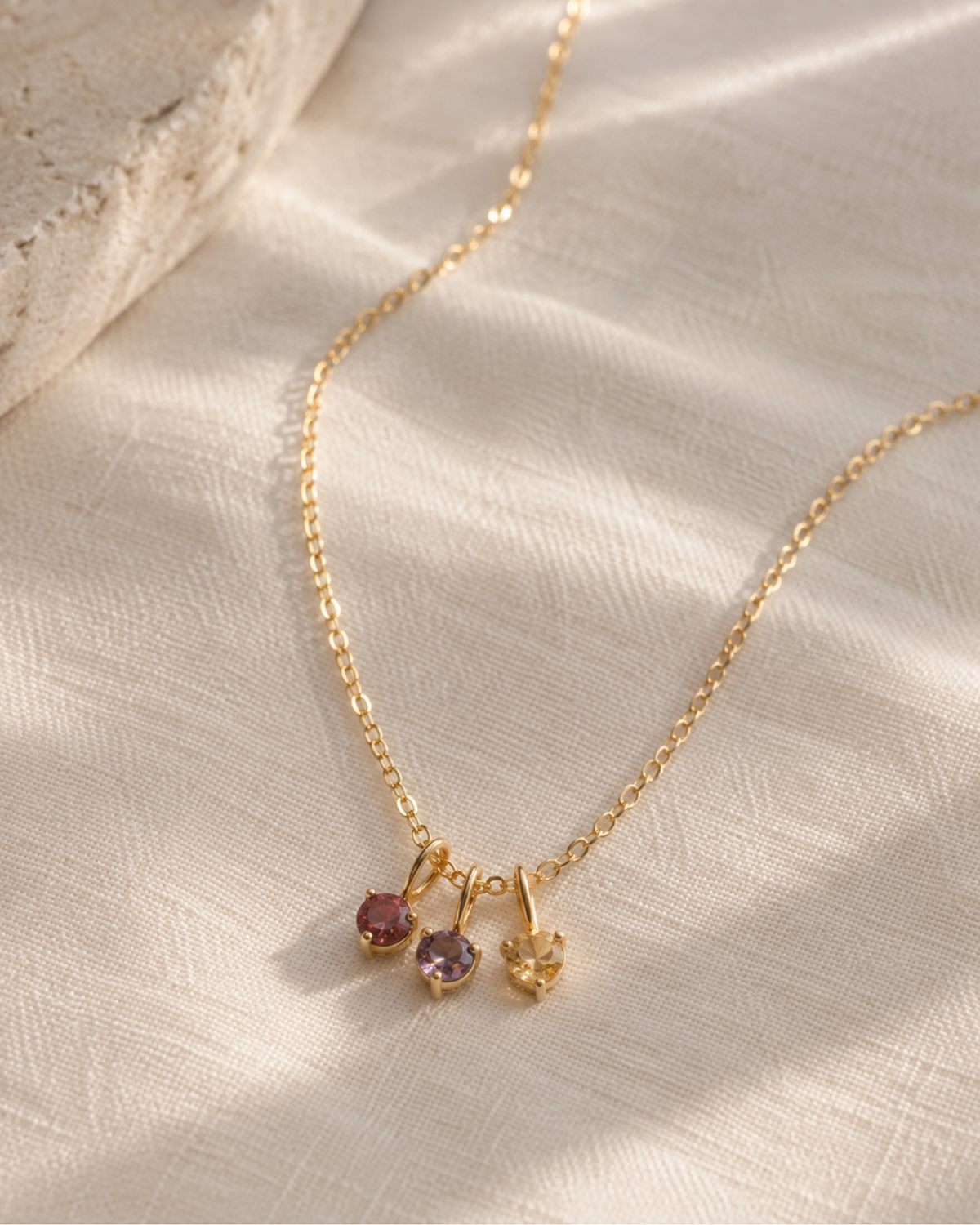 Era Birthstone Necklace