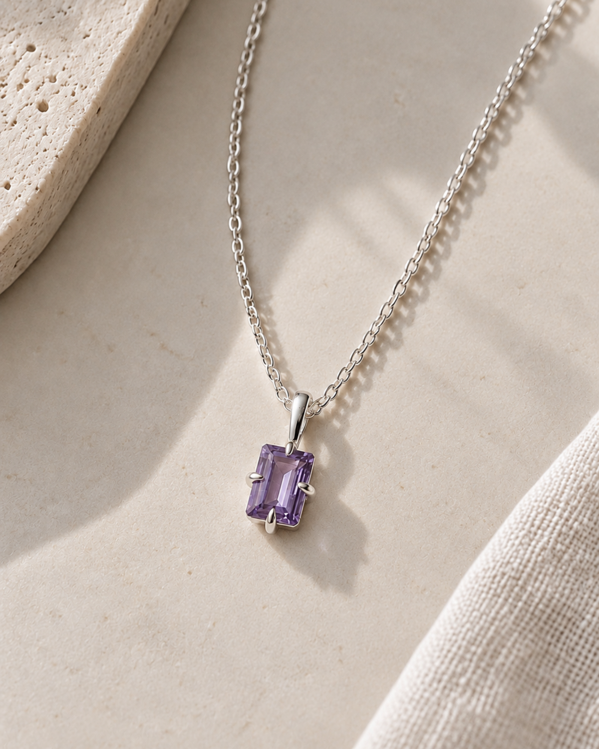 Betty Baguette Necklace