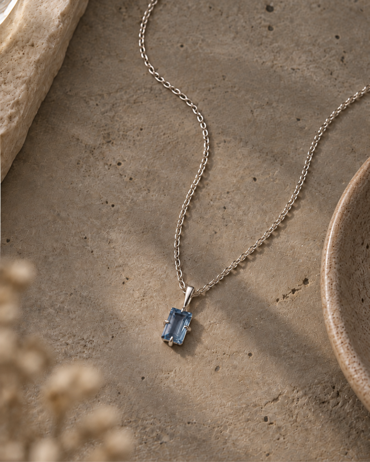 Betty Baguette Necklace NEW